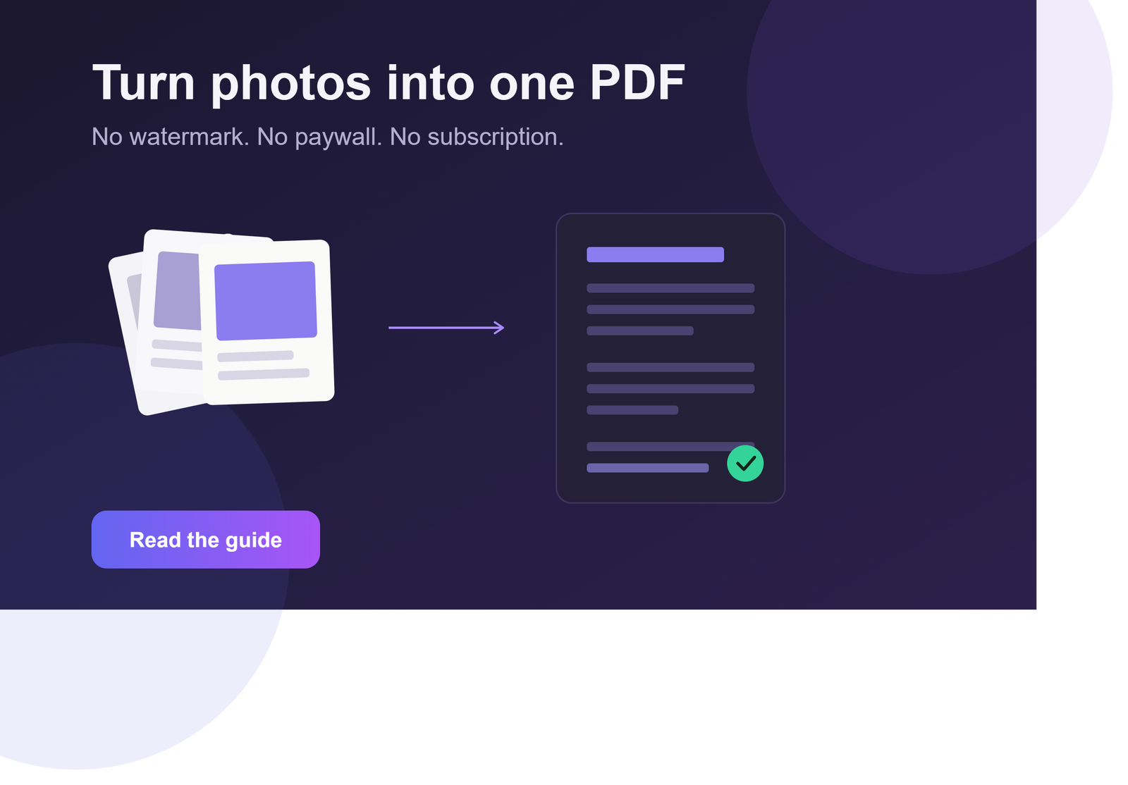Why Does Turning Three Photos Into One PDF Cost Nine Dollars a Month?