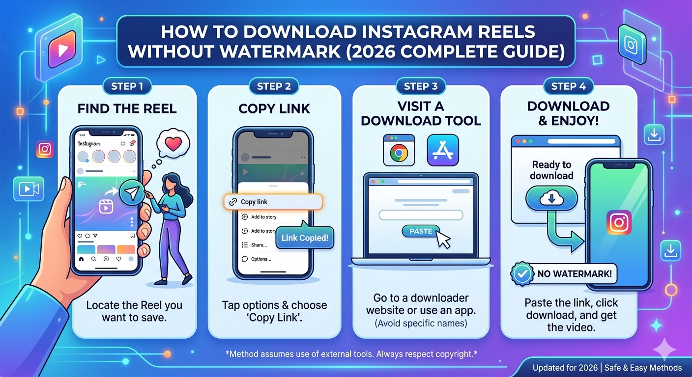How to Download Instagram Reels Without Watermark (2026 Complete Guide)